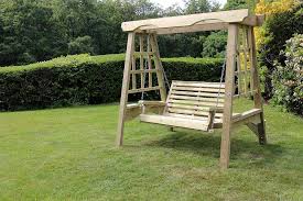 Cottage Garden Wooden Swing 2 Seater