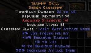 crafted items diablo 2 wiki