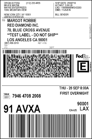 how to customise fedex shipping labels