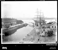 woolwich dock sydney harbour stock