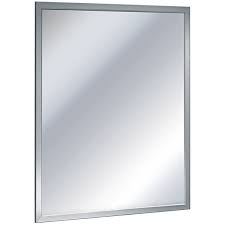 Plate Glass Mirror With Stainless Steel