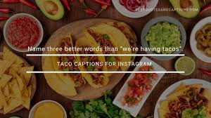 I'll eat that tongue taco (de lengua me como un taco). Taco Captions For Instagram 100 Spec Taco Lar Taco Quotes