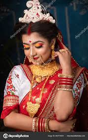 portrait beautiful bengali bride