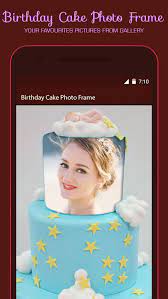 birthday cake photo frame apk