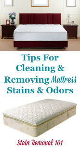 cleaning removing mattress stains