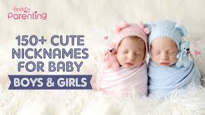 600 cute boy nicknames or pet names