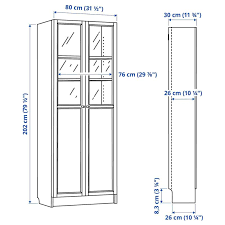 Ikea Billy Bookcase Glass Doors