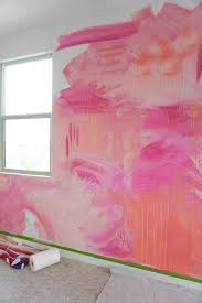 Abstract Diy Painted Wall Mural
