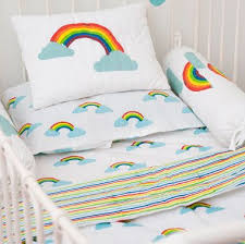 Rainbow Crib Sheet Set Up