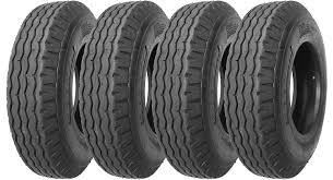 Set Of 4 New Heavy Duty Highway Trailer Tires 8 14 5 14pr Load Range G 11067 Walmart Com