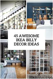 Anyone thinking about redecorating can use all the ideas he or she can get. 45 Awesome Ikea Billy Bookcases Ideas For Your Home Digsdigs