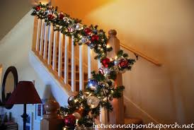Decorating your staircase banister is a beautiful way of bringing christmas to additional parts of your home ensuring the attention goes beyond the obvious christmas tree. Christmas Banister Decorations Create A Fantasy In Lights Between Naps On The Porch