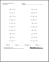 Math Worksheets Pre Algebra Worksheets