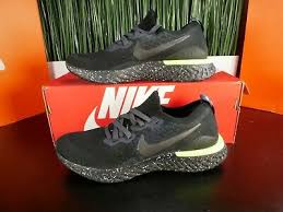 Its nike react foam cushioning is responsive yet lightweight, durable yet soft. Nike Epic React Flyknit 2 Mens Running Shoes Sequoia Black Ci6443 001 Size 8 11 Ebay