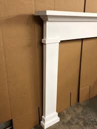1019 Fireplace Mantel Primed White 48 X