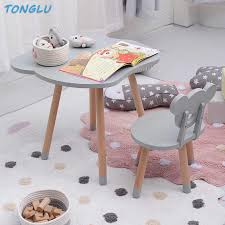 Be it storage tables to plastic chairs, find just the. Solid Wood Children Table And Chairs Set Writing Games Learning Study Desk Kids Wood Furniture Dining Table Set Baby Furniture Aliexpress