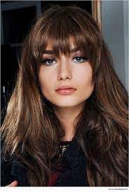 We would emphasize that going for hairstyles for round faces that are true to you is essential. Amazing Long Hairstyles With Bangs For Round Face Hair Styles Long Hair With Bangs Layered Hair With Bangs