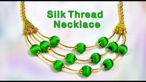 silk thread necklace