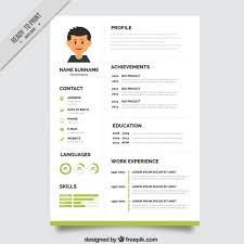 Discreetliasons Com Green Resume Template Vector Free Download