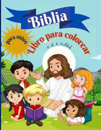 biblia libro para colorear para niños