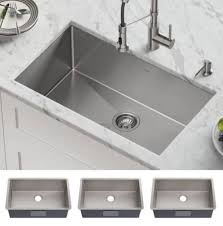 undermount single bowl kitchen sink