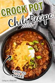 crockpot chili recipe simple slow