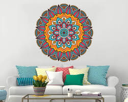Mandala Wall Sticker Colorful Mandala