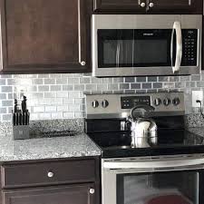 Stick Vinyl Kitchen Backsplash Tile