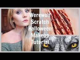 werewolf scratch halloween makeup