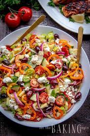 greek salad recipe let the baking begin