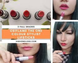 5 Must Have Fall Shades From Oriflame The One Colour Stylist