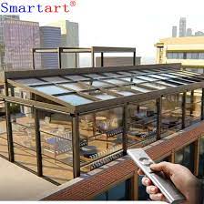 Patio Enclosures Glass Sliding Roof For