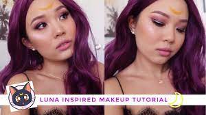 luna sailor moon inspired makeup