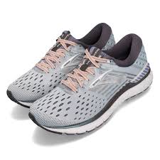Details About Brooks Transcend 6 Grey Pale Peach Silver Women Running Shoes Sneakers 120287 1b