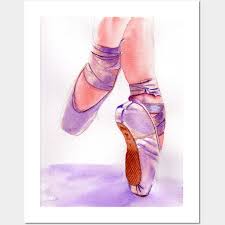 Ballet Pointe Shoes Painting Pointe