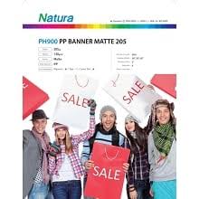 natura ph900 polypropylene banner matte