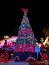 christmas town at busch gardens with