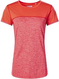 Berghaus Voyager Tech Womens Short Sleeve T Shirt Uk 8 Red Hot Coral