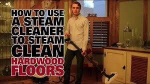 how to steam clean hard wood floors