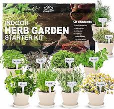 Indoor Herb Garden Starter Kit 10