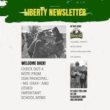 Welcome Back School Newsletter 2018 19 Liberty Elementary School