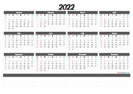 Download free printable 2022 calendar templates that you can easily edit and print using excel. 2022 Calendar With Week Numbers Printable 2022 Calendar Printable