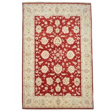 Carpet Woolen Ziegler Ivory Red