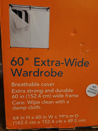 60 extra wide wardrobe re organize for