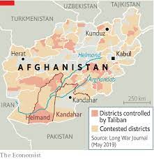 Military situation in afghanistan on june 1, 2021 (map update) 156 taliban members were killed and 85 others were wounded in nangarhar, laghman, kandahar; Why Afghanistan S Government Is Losing The War With The Taliban The Economist