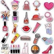 pack s makeup water bottle stickers