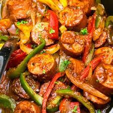 crockpot sausage and peppers slow
