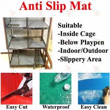 pvc non slip mat for pet cage playpen