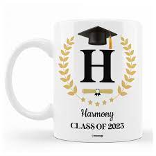 Amazon.com: wowcugi Graduation Gifts For Her Him Class of 2023 Personalized  Graduation Coffee Mug With Initial 11oz 15oz Master Degree College Grad  Congratulations Gifts For Senior High School Student : Home &