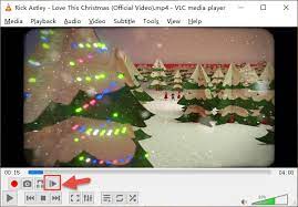 how to use vlc frame by frame to go